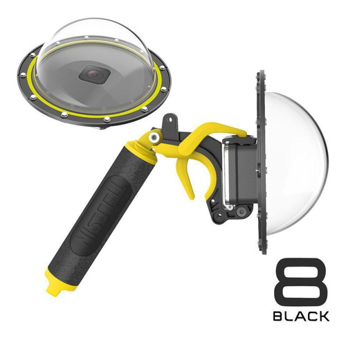 Dome 6' Com Estanque, Bastão E Gatilho Gopro Hero 8 Black