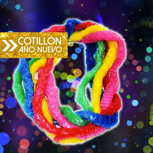 Collar Cotillón Plástico Colores  X12 - Cotillón&carnaval