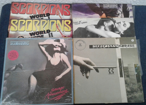 Coleccion Vinilos Scorpions 6 Lp.