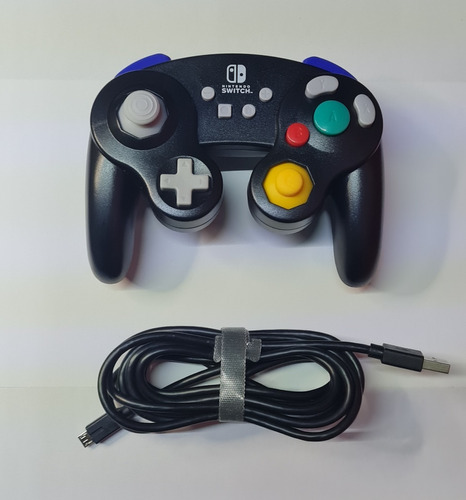 Control Pro Nintendo Switch Supers Smash Bro Gamecube Powera (Reacondicionado)