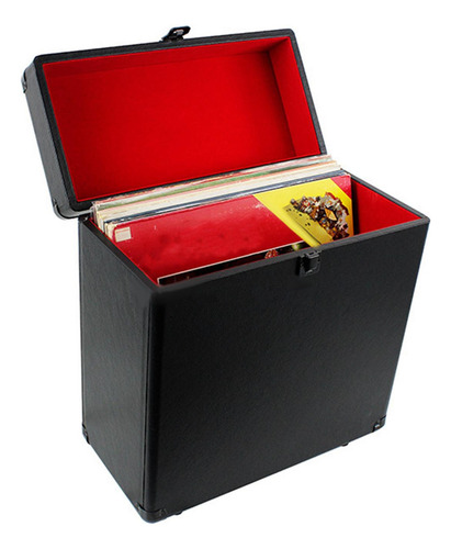 T Caja De Almacenamiento De Discos De Vinilo De 12 Pulgadas