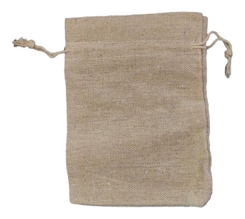 Imagen 4 de 5 de Pack 10 Bolsas Bolsitas De Lienzo Tela Souvenir 20x14 Cm