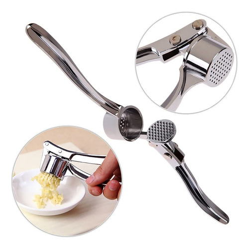 Espremedor De Alho De Cozinha Resistente Em Aço Inox Kehome