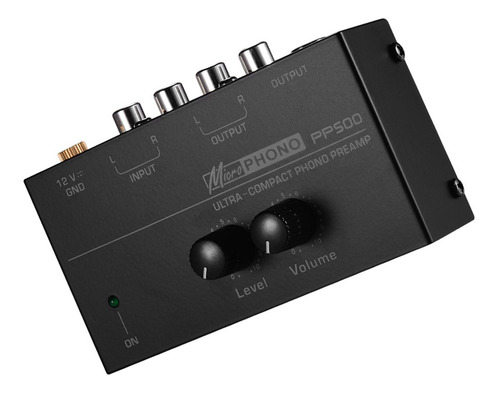 Preamplificador Phono Ultracompacto Con Nivel Y Volumen