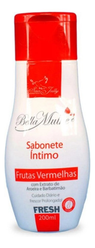 Sabonete Intimo Frutas  Higiene Diária  Bela Mulher 200ml  