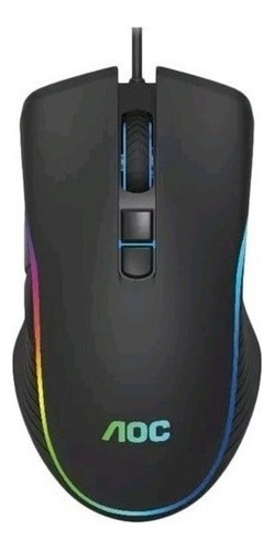 Mouse Gamer Profesional Usb Aoc 2400dpi Luces Rgb