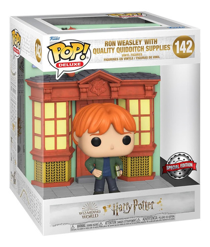 Funko Pop Deluxe: Harry Potter - Ron En Callejon Diagon Quid