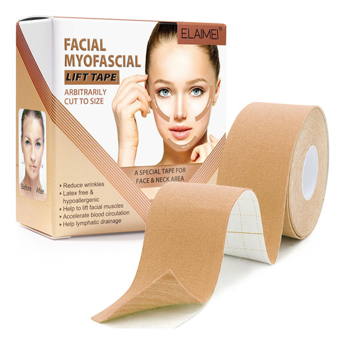 L Cinta De Estiramiento Miofascial Facial C, Parches