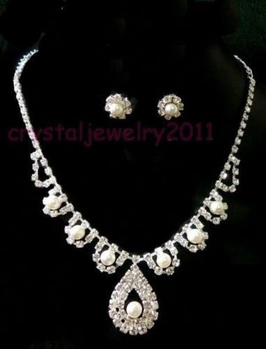 Conjunto Colar Strass Brinco Casamento Gota 15 Anos Luxo