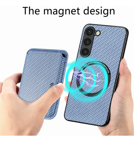 Y1b Wireless Charging Case With Card Slot For Samsung