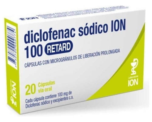 Diclofenac Ion® 100 Mg Retard X 20 Comprimidos