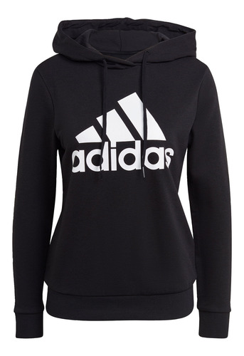 Imagen 2 de 9 de Buzo Con Capucha Essentials Logo Holgado adidas