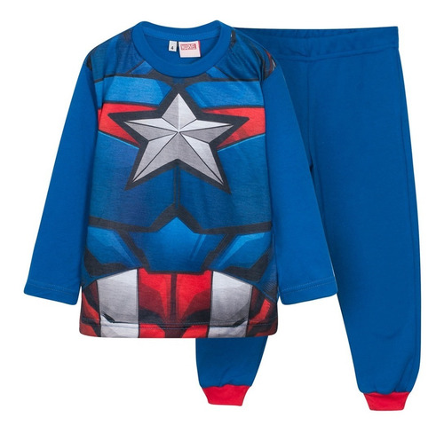 Pijama Niños Disfraz Spiderman Capitan Iron Hulk Marvel® 