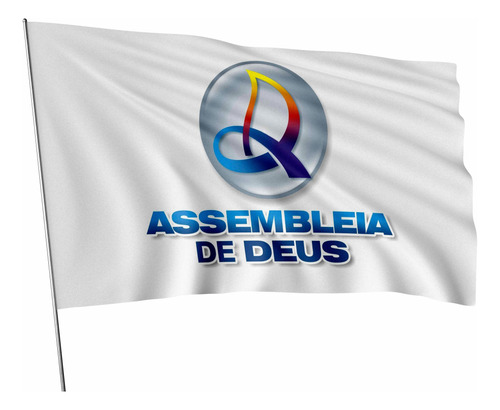 Bandeira Evangélica Assembléia De Deus 1x1,45m