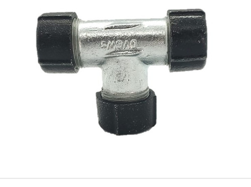 Manguito De Compresión Tipo T Galvanizado/ppr 1/2 Pulg