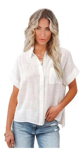 Blusa Mujer Blanca | MercadoLibre 📦