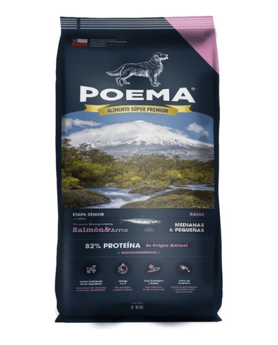 Poema Senior Salmon Razas Pequeñas 12 Kilos