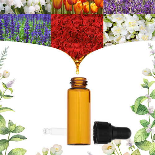 10 Botellas De Aceite Esencial Con Gotero Recargables Trave