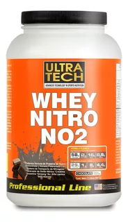 Whey Nitro No2 Ultra Tech Proteína Potenciada Proteína En Alta Concentración Con Creatina Sabor Chocolate