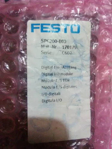 Módulo De Entrada Y Salida Digital Festo 