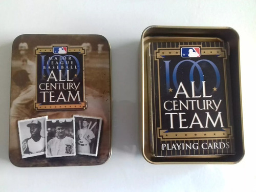 Cartas Mazo Poker Baseball Original Mlb Colección 100 Años