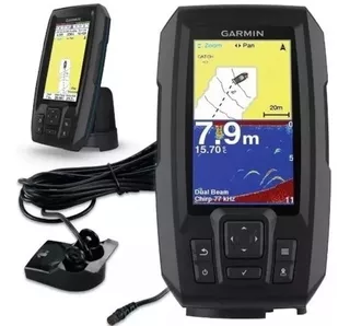 Gps Sonar Garmin Striker 4 Plus C/ Transducer Pesca Original