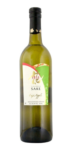 Imagen 1 de 5 de Sake Hana, Sabor Manzana (sake Saborizado) 750ml