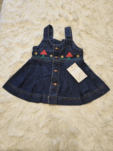 Vestido De Blue Jean Para Bebé Talla: 1