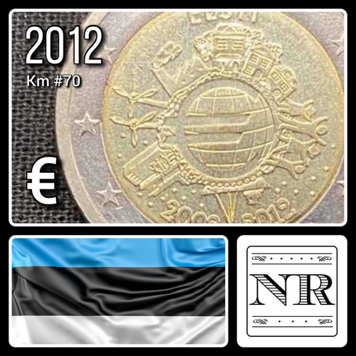 Estonia - 2 Euros - Año 2012 - Km #70 - Emu