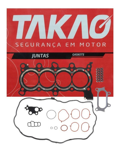 Jogo Junta Motor Honda Civic 2.0 16v Flex 2014 2015 2016 