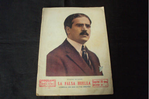 Revista De Teatro - Bambalinas # 436 (1926) La Falsa Huella