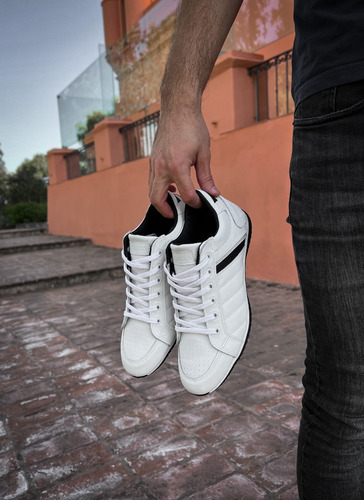 Zapatillas De Cuero Hombre Urbanas Casual Libertarios