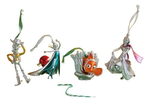 Adornos Árbol Navidad Pixar Y Disney Princesas Hallmark Color Multicolor Disneys 100 Years Of Wonder Pixar Princesses