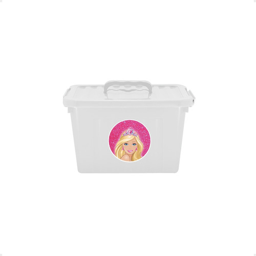 Caja Organizadora Plastica Chica Con Tapa Manijas 27x19x16