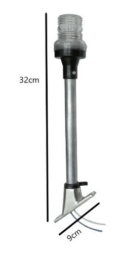 Imagen 2 de 3 de Luz Led Todo Horizonte 360° C/ Mástil Extensible Lancha Bote