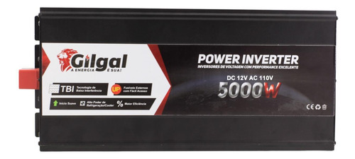 Inversor Gilgal 5000w 12v P/ Geladeira | Onda Modificada