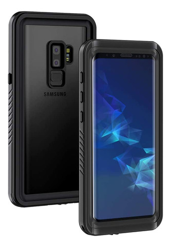 Lanhiem - Carcasa Para Galaxy S9 Plus  Impermeable  Antipolv