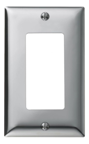 Bryant Electrico Estandar Sch26 Metalico Wallplate  1-gan