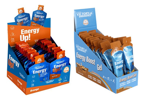 Gel Energetico + Gel Aminoacidos Energy Up Boost Victory Sabor Naranja