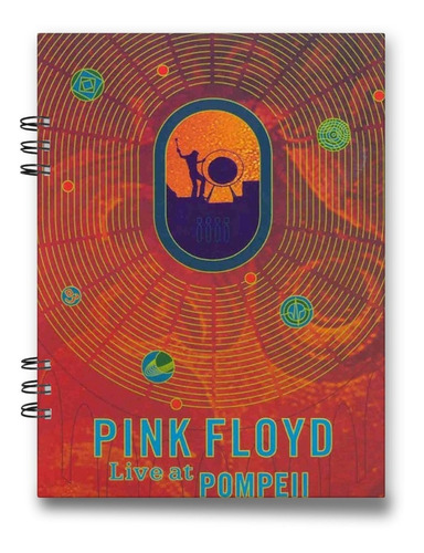 Cuaderno Pink Floyd 15x20 Cms 100 Hojas
