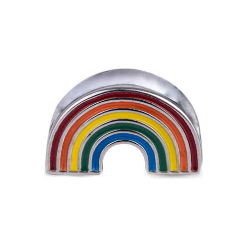 Dije Carmín Rainbow De Plata 925 Ss