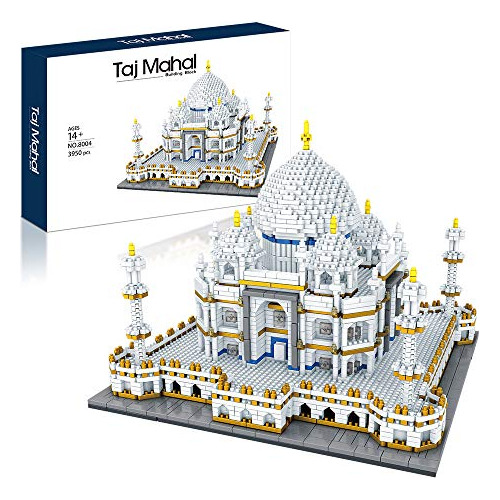 Arquitectura Taj Mahal Micro Bloques 3950 Piezas Modelo...