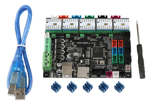 Placa Base Arm32 Bits Impresa En 3d Mks Sgen-l+5 X Tmc2100