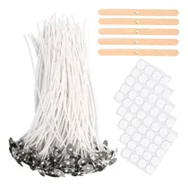 Comprar Kit De Mechas Velas, 100 Piezas De Mechas Velas 100 Pie...