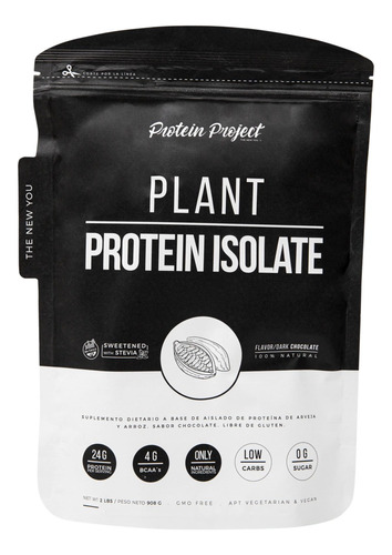 Plant Protein Isolate Protein Project 2lb Dark Chocolate