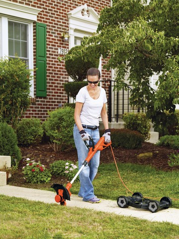 Imagen 5 de 10 de Podadora Desbrozadora Bordeadora 3-1 Black+decker Mte912b3