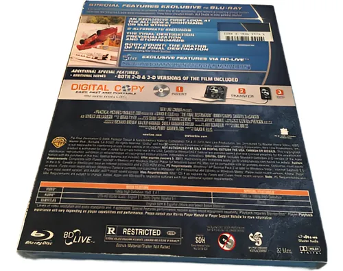 Blu-ray 3 D - Dvd The Final Destination 4 - Destino Final 4 (Usado)
