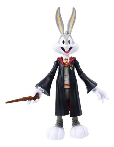 Figura De Accion Looney Tunes Harry Potter Collector Bugs Bunny 22cm