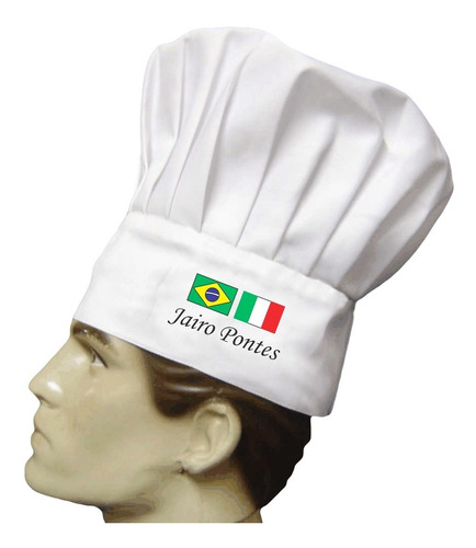 Chapéu Mestre Cuca, Toque Blanch, Gastronomia, Personalizado