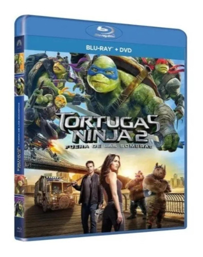 Tortugas Ninja 2 Fuera De La Sombra Blu Ray+dvd Película Nvo